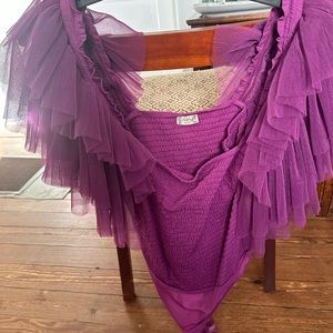 Free People “Kill The Lights” Bodysuit - Like New